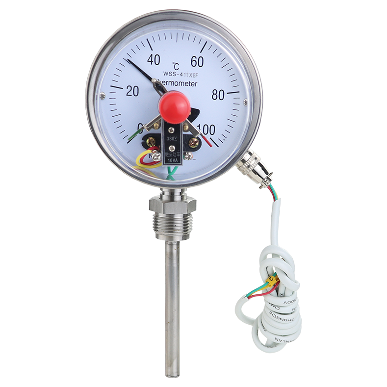 WSS-411XBF不銹鋼雙金屬電接點溫度計
