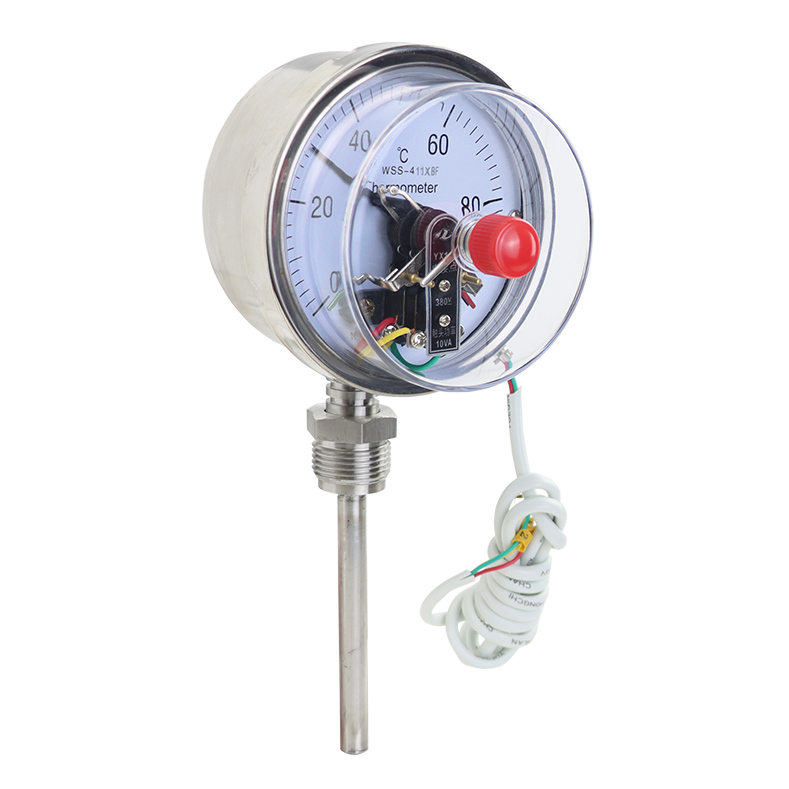 WSS-411XBF不銹鋼雙金屬電接點溫度計